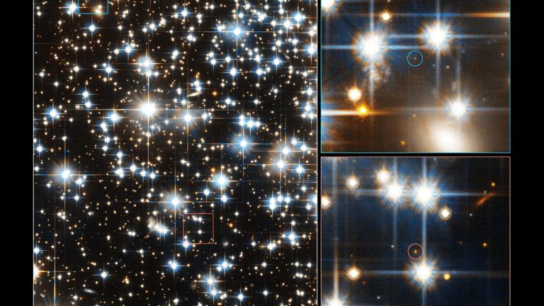 구상성단 NGC 6397에서 가장 어두운 별들을 포착한 허블 관측 영상